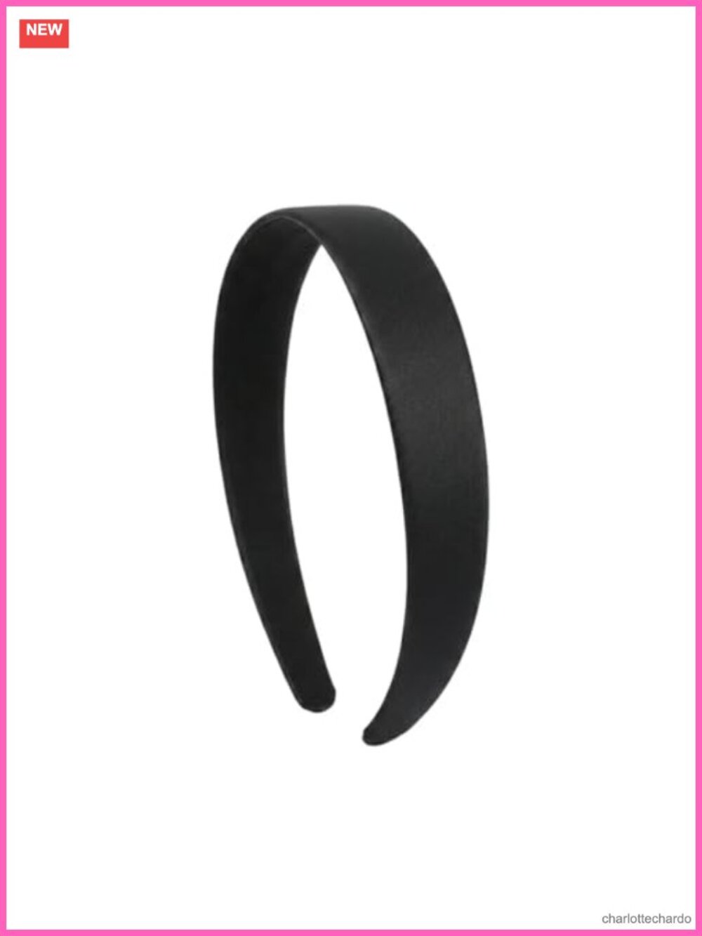 Satin Hard Headband for Women Girls Teeth-Free Hair Accessory